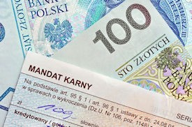 Knöllchen und Mandate in Polen